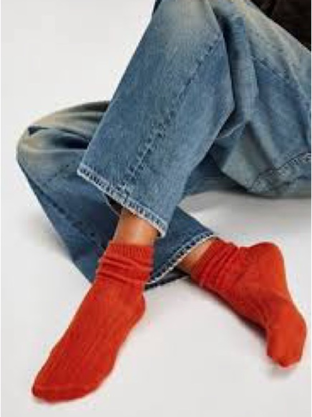 New🌟Free People-Essential Socks-Burgundy